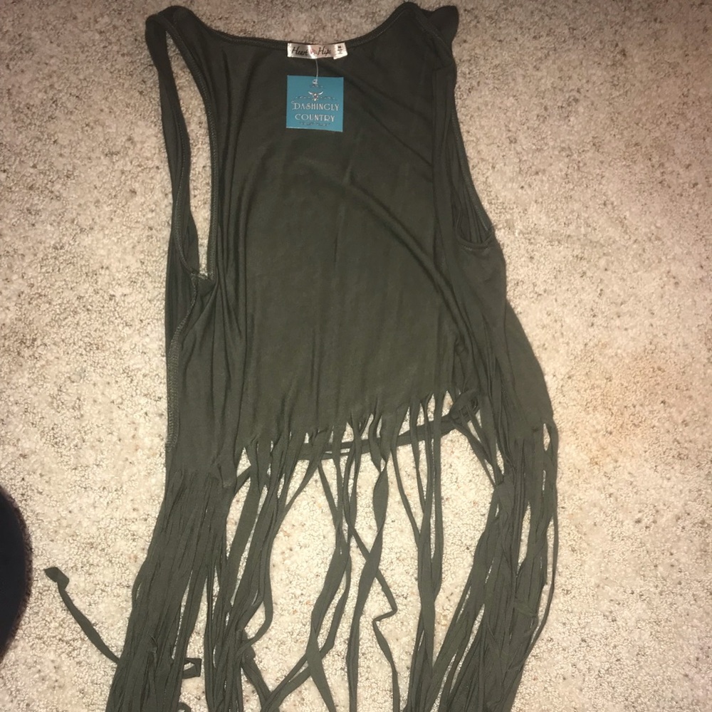 Army green summer vest